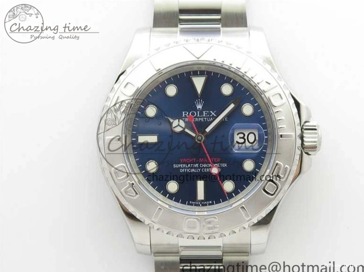 0601 Yacht-Master 116622 ARF 1:1 Best Edition 904L Steel Blue Dial on SS Bracelet A OnTrend 3231